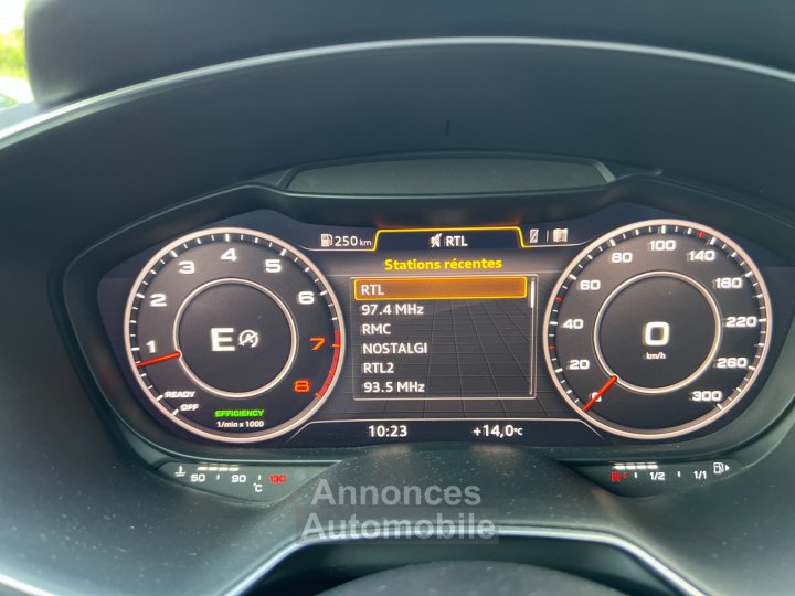 Audi TT ROADSTER 18 TFSI 180 S tronic 7 S line / Suivi complet / Virtual Cockpit - 24