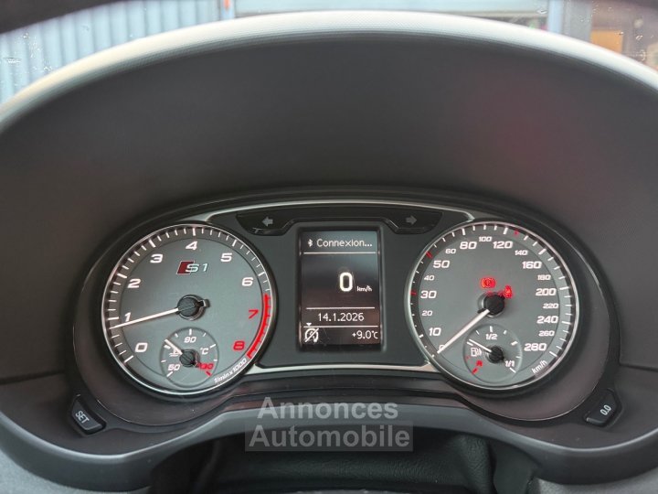 Audi S1 20 TFSI 231 Quattro Toit Ouvrant Si&egrave;ges Sport Ciel Etoil&eacute; GARANTIE 12 MOIS - 17