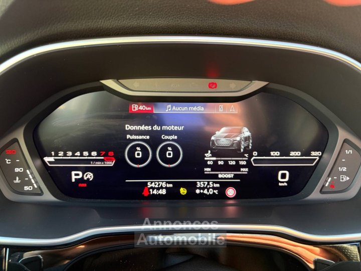 Audi RS Q3 SPORTBACK Sportback 25 TFSI 400 ch S tronic 7 - 18