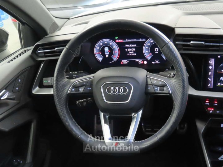 Audi A3 35TFSi Sedan SLine STronic LED-CUIR-NAVI-CAMERA - 10
