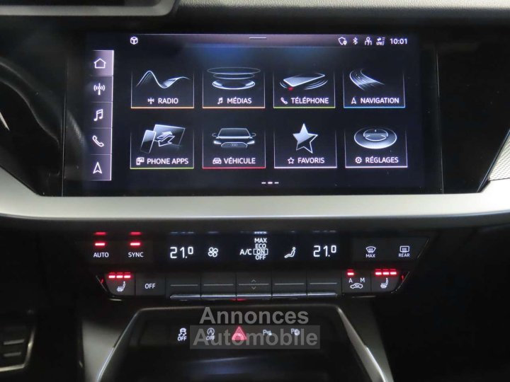 Audi A3 35TFSi Sedan SLine STronic LED-CUIR-NAVI-CAMERA - 11