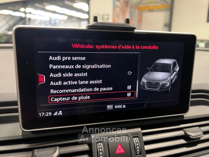Audi SQ5 II 30 V6 TDI 347 QUATTRO TIPTRONIC 8 /ATTELAGE/TOIT PANO/BANG&OLUFSEN/CARBONE/HUD/CARPLAY/ - 34