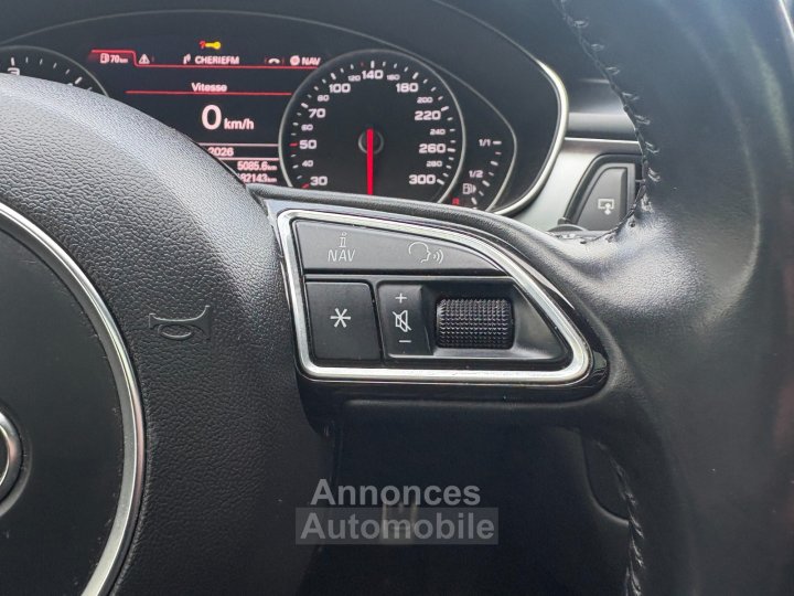 Audi A7 Sportback V6 DIESEL 272ch Quattro Finition Avus / ATTELAGE ELECTRIQUE / TOIT OUVRANT / SIEGES CHAUFFANT - 17