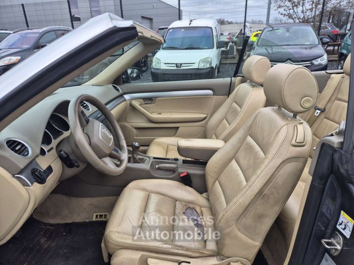 Audi A4 Cabriolet TDI POUR MARCHAND OU EXPORT - 9