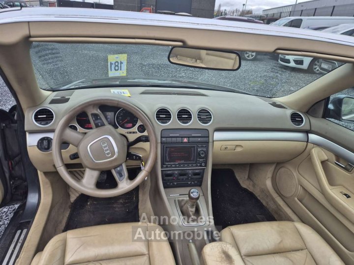 Audi A4 Cabriolet TDI POUR MARCHAND OU EXPORT - 11
