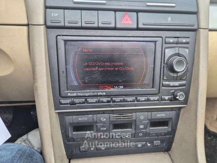 Audi A4 Cabriolet TDI POUR MARCHAND OU EXPORT - 12