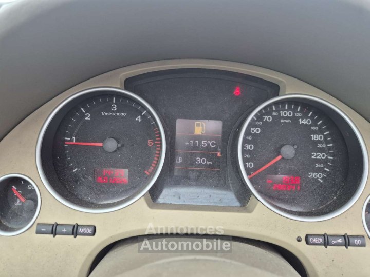Audi A4 Cabriolet TDI POUR MARCHAND OU EXPORT - 13