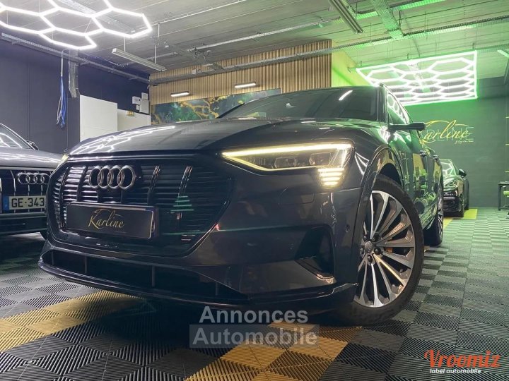Audi e-tron 55 Avus Extended Quattro 489 cv I BANG & OLUFSEN - CARPLAY - TOIT OUVRANT - SOH 91% - 1