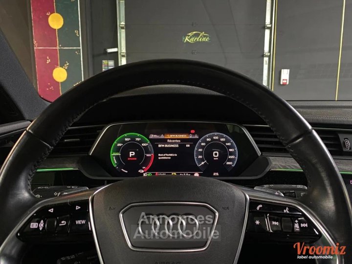 Audi e-tron 55 Avus Extended Quattro 489 cv I BANG & OLUFSEN - CARPLAY - TOIT OUVRANT - SOH 91% - 15