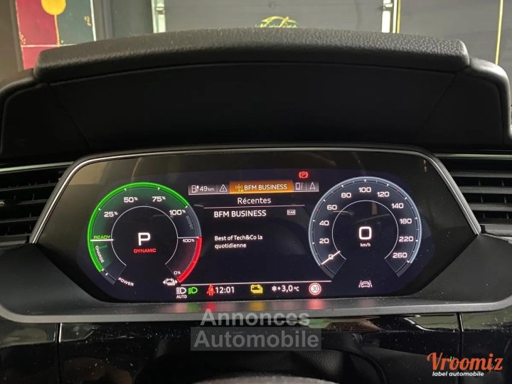 Audi e-tron 55 Avus Extended Quattro 489 cv I BANG & OLUFSEN - CARPLAY - TOIT OUVRANT - SOH 91% - 48