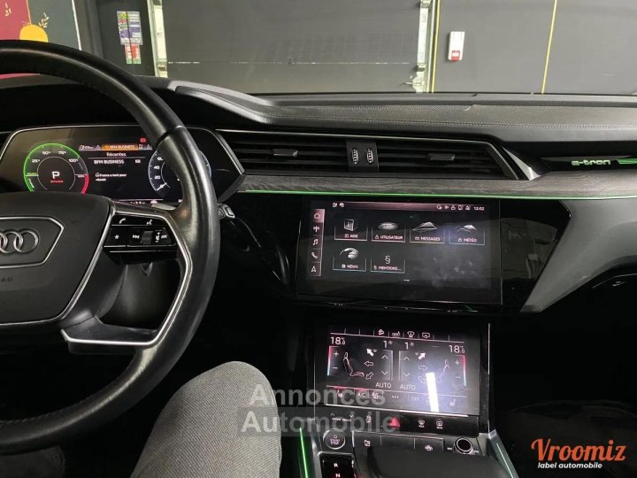 Audi e-tron 55 Avus Extended Quattro 489 cv I BANG & OLUFSEN - CARPLAY - TOIT OUVRANT - SOH 91% - 52