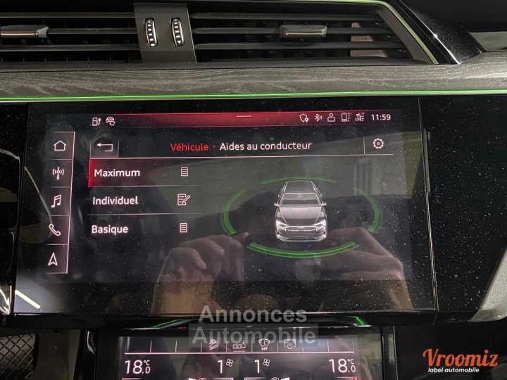 Audi e-tron 55 Avus Extended Quattro 489 cv I BANG & OLUFSEN - CARPLAY - TOIT OUVRANT - SOH 91% - 71