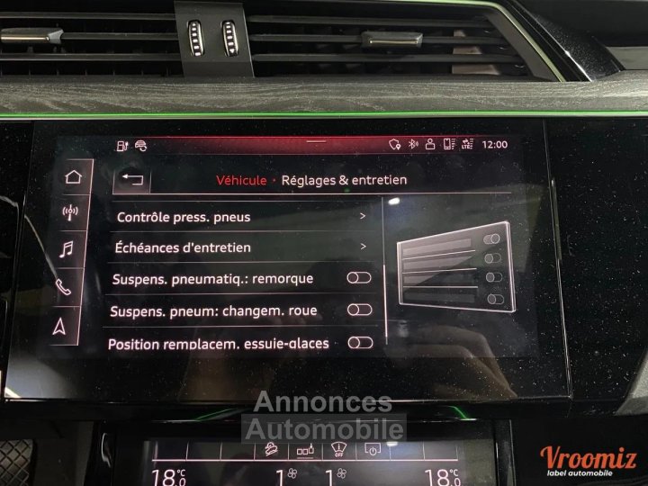 Audi e-tron 55 Avus Extended Quattro 489 cv I BANG & OLUFSEN - CARPLAY - TOIT OUVRANT - SOH 91% - 73