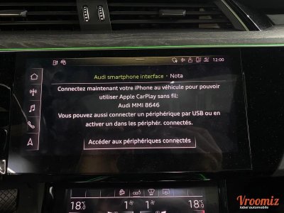 Audi e-tron 55 Avus Extended Quattro 489 cv I BANG & OLUFSEN - CARPLAY - TOIT OUVRANT - SOH 91%   - 74