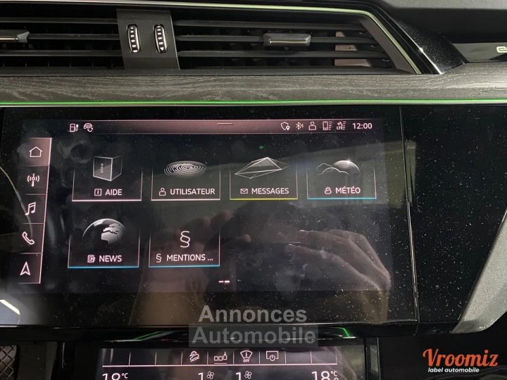 Audi e-tron 55 Avus Extended Quattro 489 cv I BANG & OLUFSEN - CARPLAY - TOIT OUVRANT - SOH 91% - 77