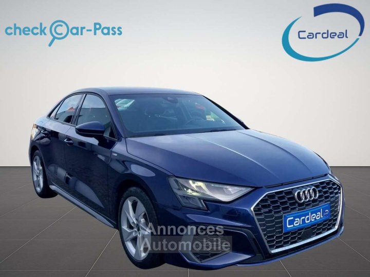 Audi A3 S line tronic-CUIR-GPS-CARPLAY-GARANTIE12MOIS - 1