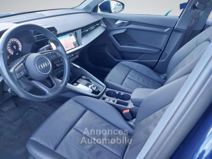 Audi A3 S line tronic-CUIR-GPS-CARPLAY-GARANTIE12MOIS - 9