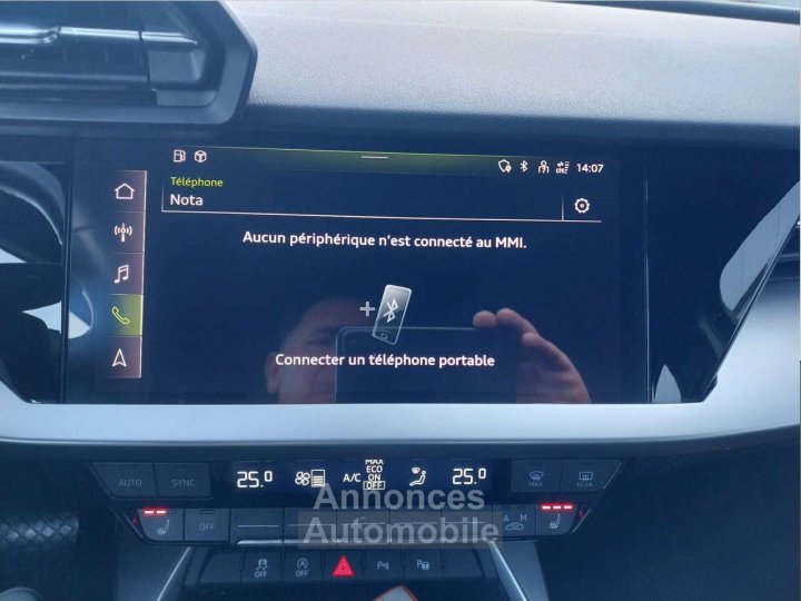 Audi A3 S line tronic-CUIR-GPS-CARPLAY-GARANTIE12MOIS - 16