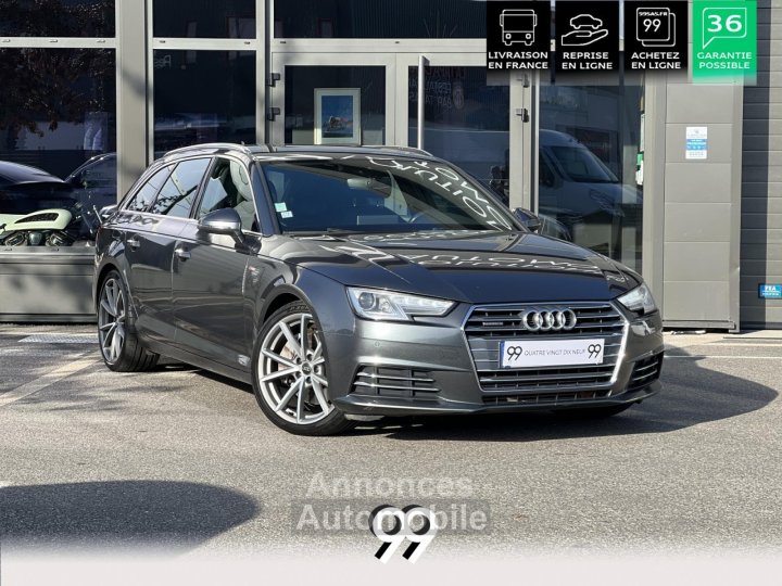 Audi A4 30 V6 TDI - 272 - BREAK S line - si&egrave;ges chauffants - chassis sport - pack &eacute;clairage - 1