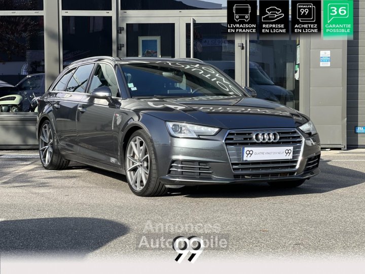 Audi A4 30 V6 TDI - 272 - BREAK S line - si&egrave;ges chauffants - chassis sport - pack &eacute;clairage - 3