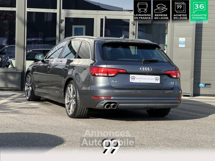 Audi A4 30 V6 TDI - 272 - BREAK S line - si&egrave;ges chauffants - chassis sport - pack &eacute;clairage - 5