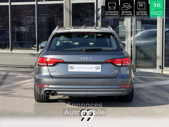 Audi A4 30 V6 TDI - 272 - BREAK S line - si&egrave;ges chauffants - chassis sport - pack &eacute;clairage - 6
