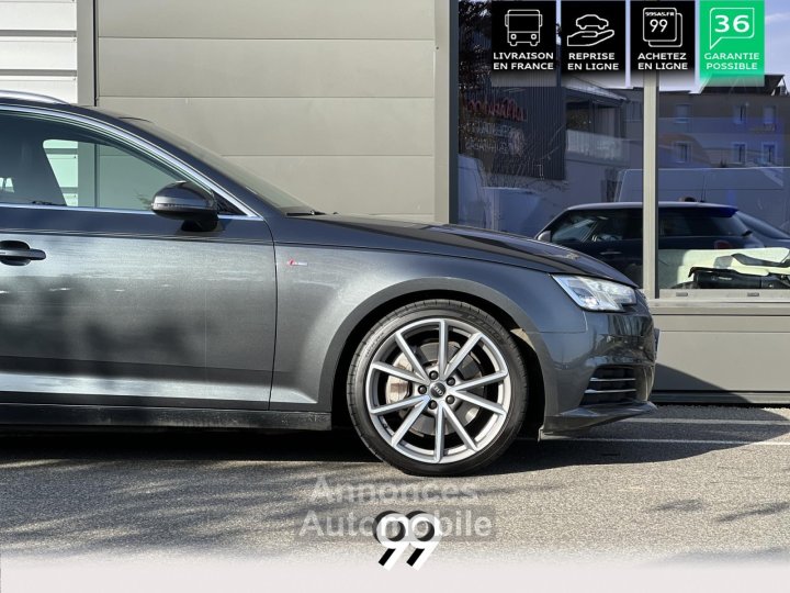 Audi A4 30 V6 TDI - 272 - BREAK S line - si&egrave;ges chauffants - chassis sport - pack &eacute;clairage - 11