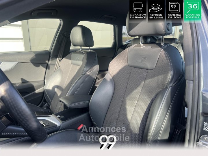 Audi A4 30 V6 TDI - 272 - BREAK S line - si&egrave;ges chauffants - chassis sport - pack &eacute;clairage - 16