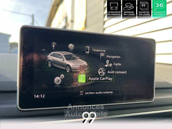 Audi A4 30 V6 TDI - 272 - BREAK S line - si&egrave;ges chauffants - chassis sport - pack &eacute;clairage - 23