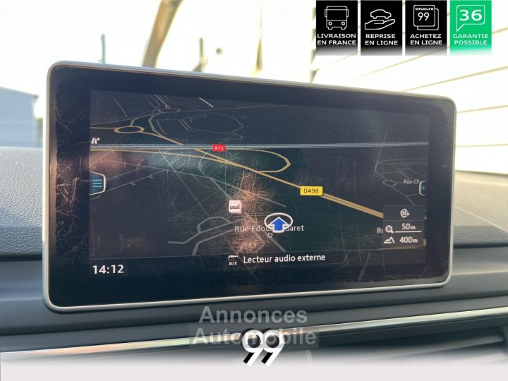 Audi A4 30 V6 TDI - 272 - BREAK S line - si&egrave;ges chauffants - chassis sport - pack &eacute;clairage - 26