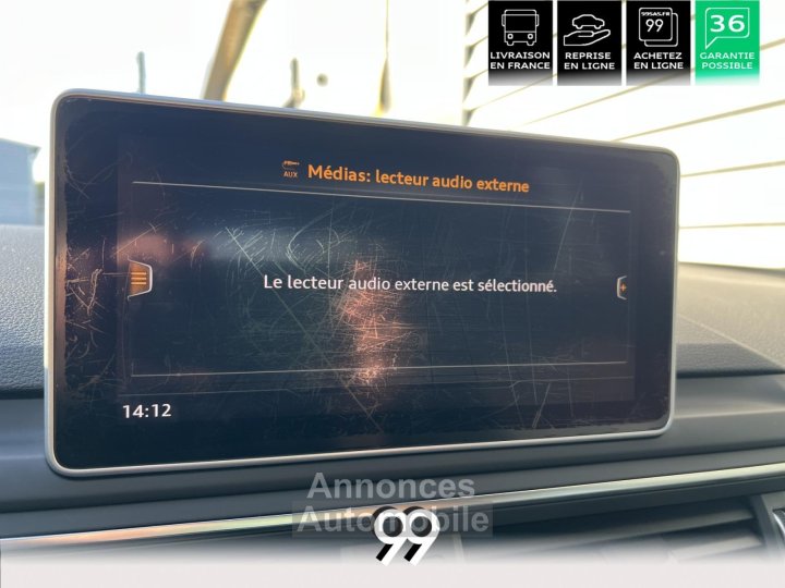 Audi A4 30 V6 TDI - 272 - BREAK S line - si&egrave;ges chauffants - chassis sport - pack &eacute;clairage - 29