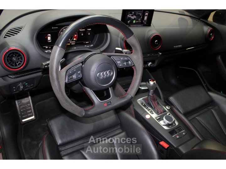 Audi RS3 SPORTBACK Quattro 25 TFSI - 400 - Carbone C&eacute;ramique - SUIVI - 9
