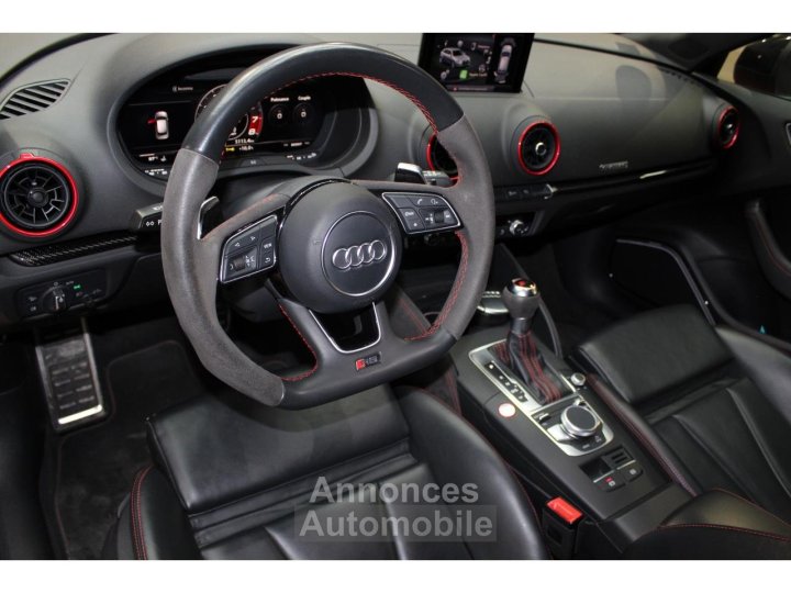 Audi RS3 SPORTBACK Quattro 25 TFSI - 400 - Carbone C&eacute;ramique - SUIVI - 11