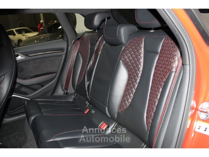 Audi RS3 SPORTBACK Quattro 25 TFSI - 400 - Carbone C&eacute;ramique - SUIVI - 15