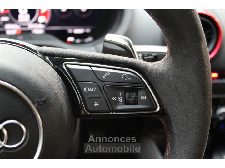 Audi RS3 SPORTBACK Quattro 25 TFSI - 400 - Carbone C&eacute;ramique - SUIVI - 22