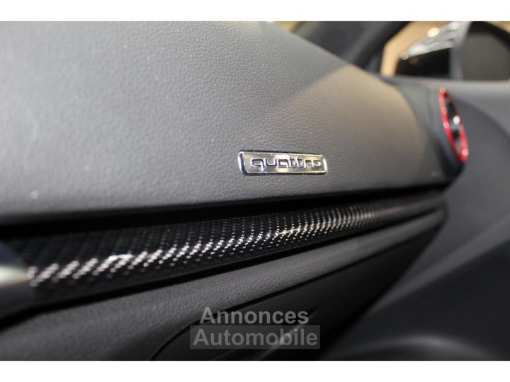 Audi RS3 SPORTBACK Quattro 25 TFSI - 400 - Carbone C&eacute;ramique - SUIVI - 30