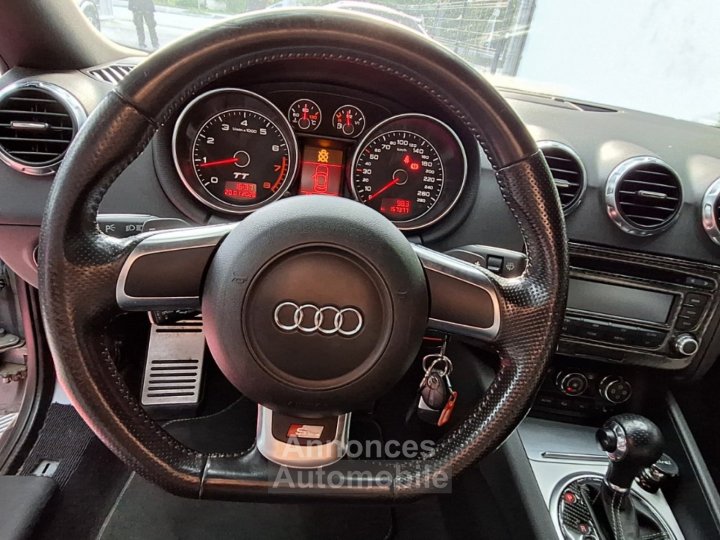 Audi TT ROADSTER 20 TFSI 200 ch S line S-Tronic A ~ Radars AV/AR ~ Si&egrave;ges Chauffants ~ Clim Auto - 10