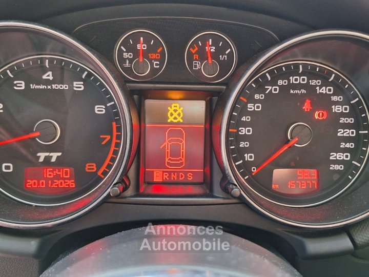 Audi TT ROADSTER 20 TFSI 200 ch S line S-Tronic A ~ Radars AV/AR ~ Si&egrave;ges Chauffants ~ Clim Auto - 17