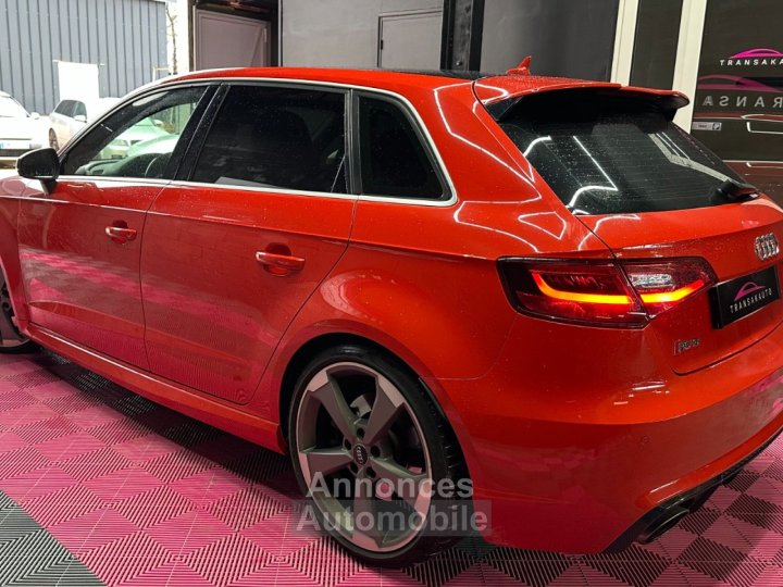 Audi RS3 SPORTBACK 25 TFSI 367 ch Quattro S tronic 7 / Radar / Si&egrave;ges chauffants / 100 % d?origine - 4