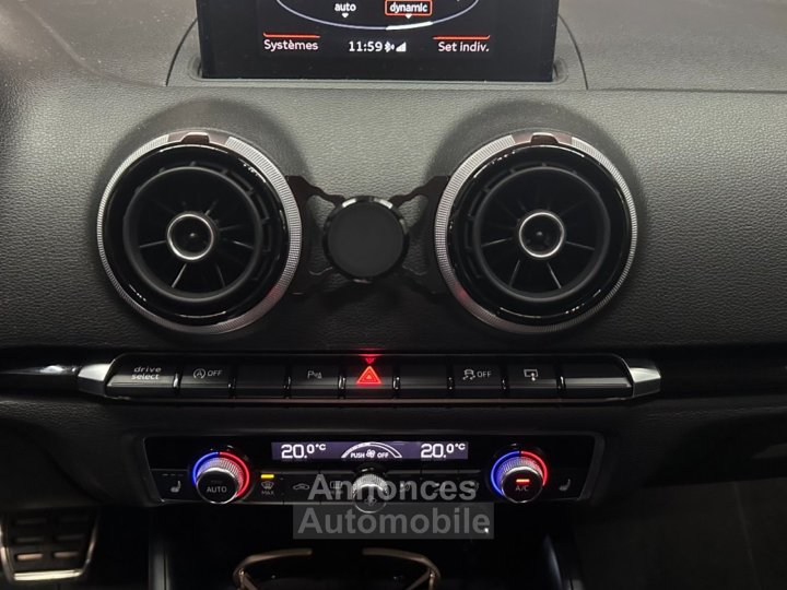 Audi RS3 SPORTBACK 25 TFSI 367 ch Quattro S tronic 7 / Radar / Si&egrave;ges chauffants / 100 % d?origine - 26