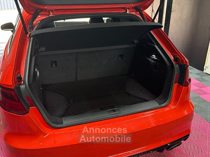 Audi RS3 SPORTBACK 25 TFSI 367 ch Quattro S tronic 7 / Radar / Si&egrave;ges chauffants / 100 % d?origine - 36