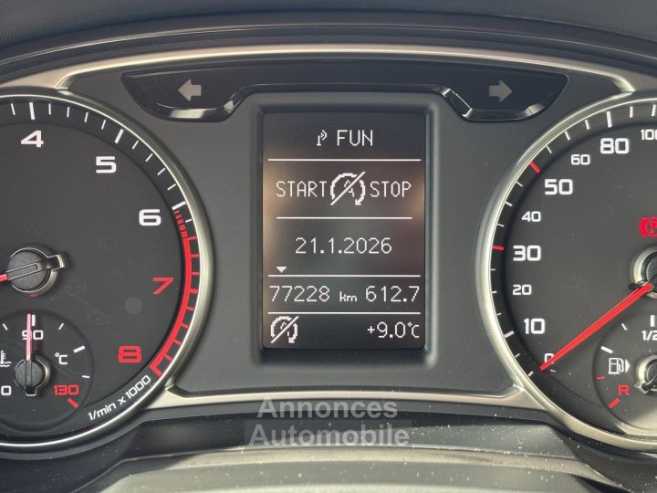 Audi A1 Sportback 14 TFSI COD - 150 - BV S-Tronic S line PHASE 2 - 29