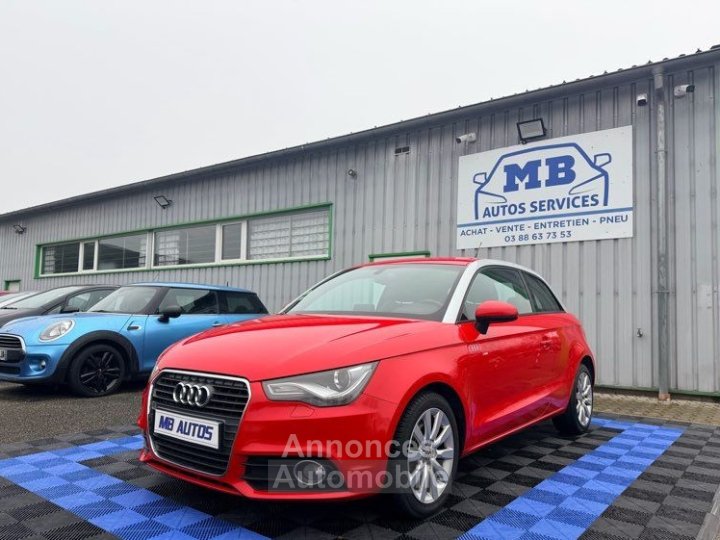 Audi A1 16 Tdi 105 Ambition Luxe Cuir Xénon Régulateur Bluetooth Garantie 12 Mois - 1