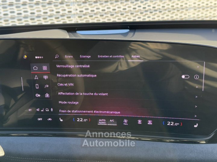 Audi A6 E-TRON AVANT e-tron Avant Performance 367 ch S line - 14