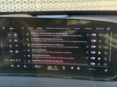 Audi A6 E-TRON AVANT e-tron Avant Performance 367 ch S line   - 15