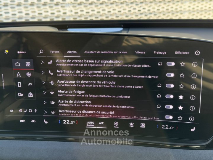 Audi A6 E-TRON AVANT e-tron Avant Performance 367 ch S line - 15