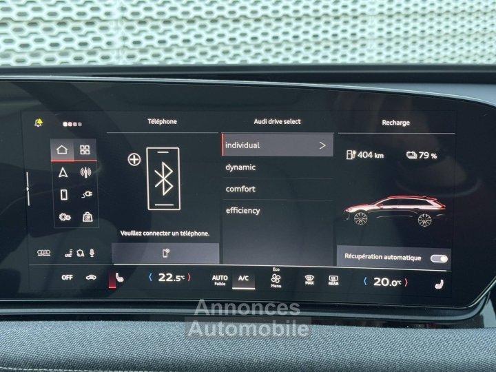 Audi A6 E-TRON AVANT e-tron Avant 428 ch 100 kWh Quattro S line - 12