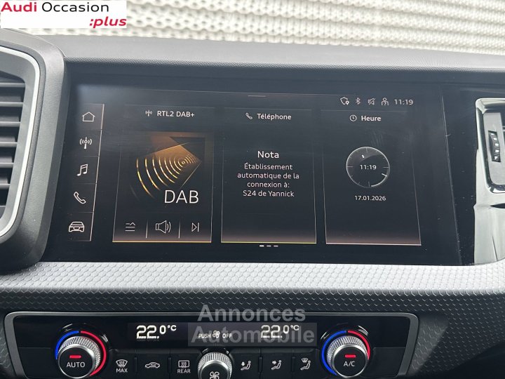 Audi A1 Sportback 30 TFSI 110 ch S tronic 7 Advanced - 23