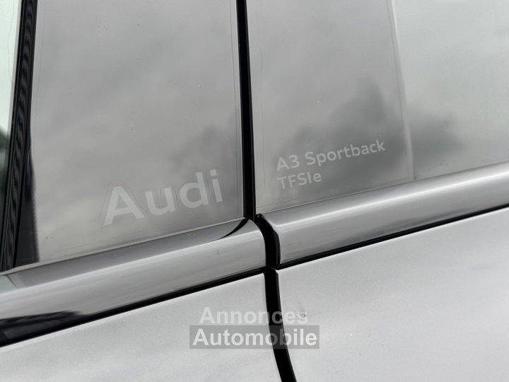 Audi A3 Sportback 40 TFSI e Hybride rechargeable 204 S tronic 6 S line - 29