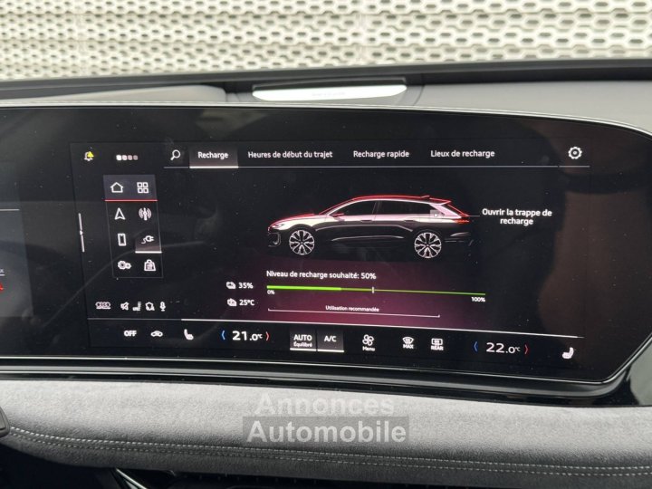 Audi A6 E-TRON AVANT e-tron Avant Performance 367 ch S line - 14